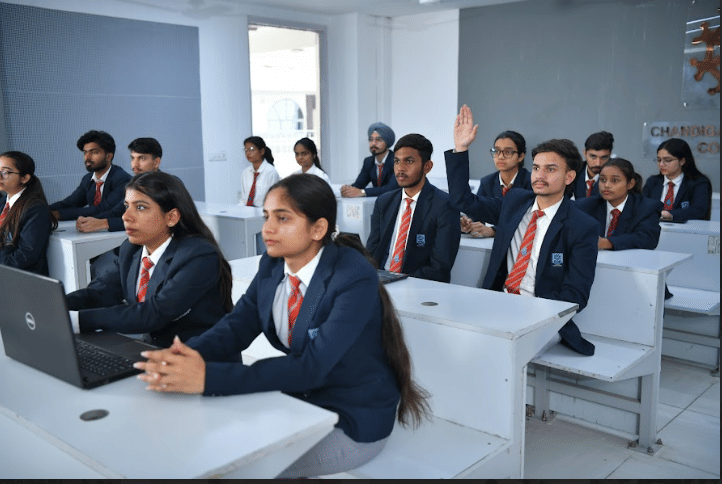 CGC Landran Students studying in Classrooms & E Classroom photo 14